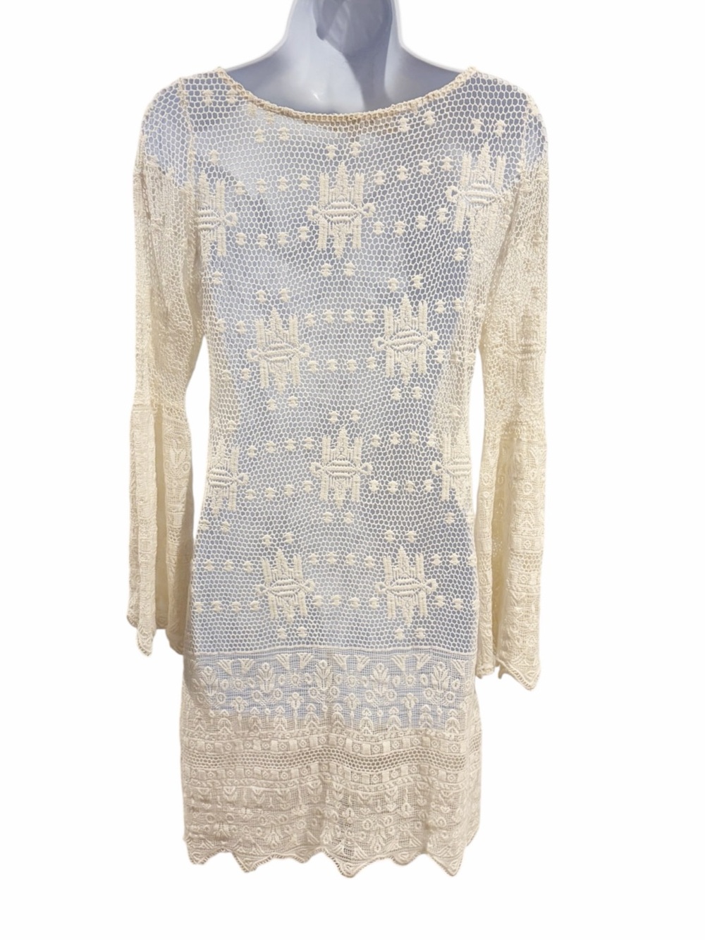 Jen’s Pirate Booty Cotton Crochet Evoke Swim Coverup Dress size XS - Picture 3 of 7